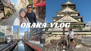 OSAKA TRAVEL VLOG | 3 day itinerary | NARA deer park | exploring the best foods and activities