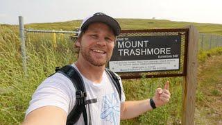 Climbing Mount Trashmore - Cedar Rapids, Iowa