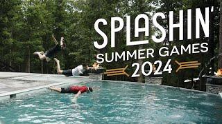 SPLASHIN’ SUMMER GAMES 2024 | Bellyflop, Water Walking, & CannonBall Competition 