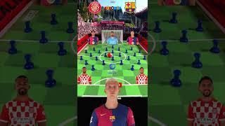 GIRONA vs BARCELONA | LA LIGA HIGHLIGHTS | MARBLE FOOTBALL |09/15/24| #espn #asmr