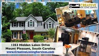 Homes For Sale Hidden Lakes Mount Pleasant SC