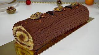 The Perfect CombinationChocolate Orange Christmas Log! The Best Christmas Dessert
