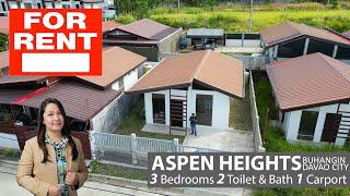 FOR RENT - FULLY FINISHED BUNGALOW HOUSE IN ASPEN HEIGHTS BUHANGIN DAVAO CITY (APRIL 2024)