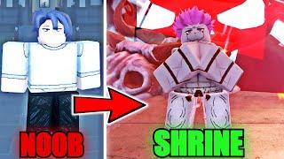 Going From Noob To SHRINE Ryomen Sukuna In Sorcery...(Roblox)