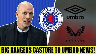 BIG Rangers Castore To Umbro News As HUGE TWIST Emerges!