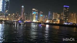 Dubai Marina Night sky 11 February 2024