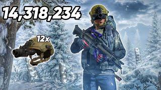 Hunting Thermals with M249 it's actually insane in Snowy Northridge | Arena breakout s8