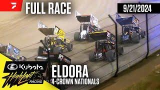 FULL RACE: 4-Crown Nationals | Kubota High Limit Racing at Eldora Speedway 9/21/2024