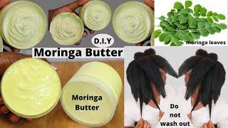 BEST DIY MORINGA HAIR BUTTER FOR EXTREME GROWTH.