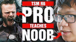 RAINBOW SIX SIEGE PRO TEACHES NOOB HOW TO PLAY R6! | TSM ACHIEVED • R6S