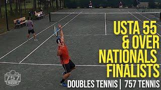 Playing Clay Court Doubles Tennis with USTA 55 & Over Mens National Finalists | 757 Tennis