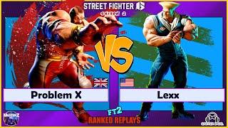 Street Fighter 6 - Problem X (zangief) VS Lexx (guile) *** Masterz TV