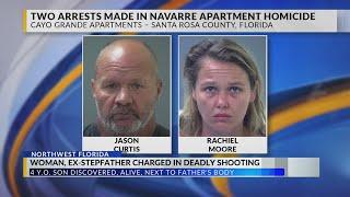 4-year-old found next to murdered father, child’s mom and her ex-stepfather arrested