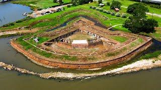 4 Civil War Forts in Louisiana (Aerial Virtual Tour)