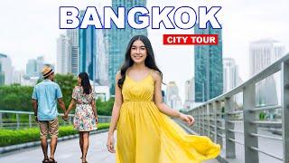 Bangkok City Tour 4K in 3 Hours | Bangkok City In Christmas | Travel Video 8K ️