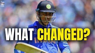 How Dhoni’s batting struggles ended his career