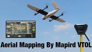 Aerial Mapping by Mapird VTOL Fixed-wing With RTK/PPK System