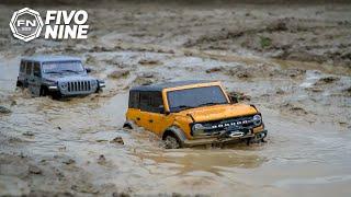 Traxxas TRX4 2021 Bronco and Axial SCX10 III Jeep Wrangler Rubicon | Fivo Nine RC Adventures