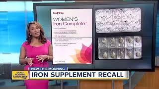 GNC recalls Women's Iron Complete Dietary Supplements due to risk of child poisoning