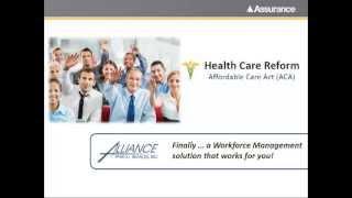 Alliance Payroll Services - Affordable Care Act Webinar Series - Session One