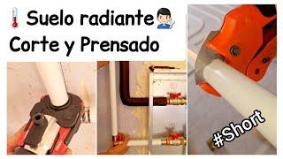 Vídeo 7 de 19‍. Prensado y aislante de tubo multicapa para el suelo radiante con Aerotermia.