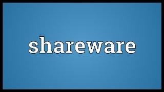 Shareware Meaning