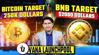 Bitcoin Price Prediction | Bnb Price Prediction | Launchpool | Binance Airdrop | Vana | Binance