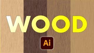 Make A Scalable Wood Texture In Illustrator In Minutes!