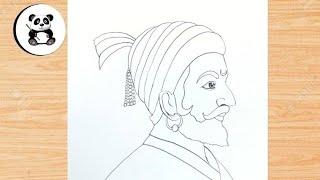 Easy Chatrapati shivaji maharaj pencildrawing | shivaji jayanti