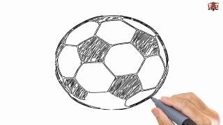 How to Draw a Soccer Ball: Drawing by UCIDraw