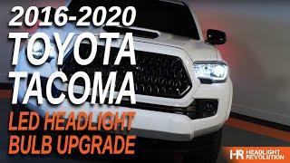 HR Tested: 136% Brighter LED Headlight Bulbs 16-20 Toyota Tacoma