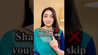 Shampoos  you should skip