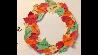 Kids Club Online: Gratitude Garland or Wreath | Michaels