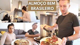 CASAL NA COZINHA: feijão, bife acebolado e ovo! | Vanessa Lino