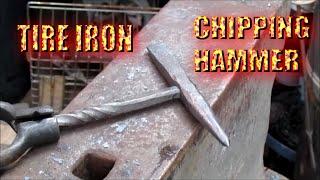 Chipping Hammer Forging/Build Part 1 - Round Taper - Punch - Twist