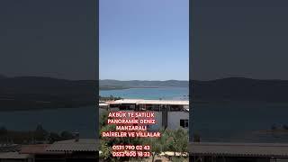 AKBÜKTE SATILIK PANORAMİK DENİZ MANZARALI VİLLALAR VE DAİRELER