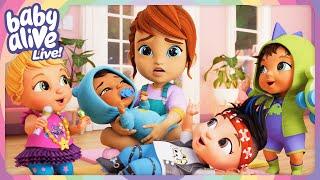 LIVE! The Babies And Charlie Playgroup Adventures  BRAND NEW Episodes Weekly!  Baby Alive Season 4