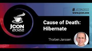 Cause of Death: Hibernate | Thorben Janssen (EN)