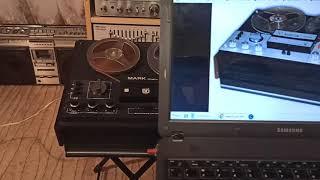 Магнитофон Маяк-205   Reel tape recorder Mayak-205