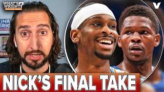 Nick Wright's FINAL NBA PREDICTION following Thunder Game 4 win over Timberwolves | What's Wright