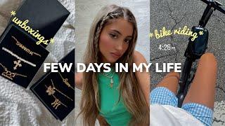 a few days in my life: life updates, unboxings, trying new makeup & more!!