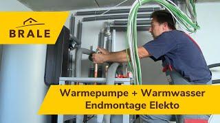 Wie entsteht ein Massivhaus? | Baudoku | So baut die BRALE: Teil 7: Wärmepumpe+Warmwasser+Elektro