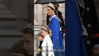 Princess Catherine, Charlotte and Louis at King Charles III's coronation #royalfamily