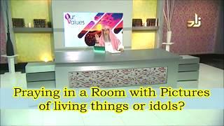 Praying in a room with pictures of living things or Idols - Assim al hakeem