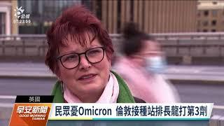 英出現Omicron首例死亡 倫敦排隊打第3劑｜20211214 公視早安新聞