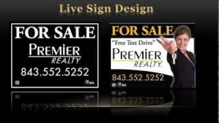 Custom Signs- (www.TheSignChef.com) Live Sign Design with TheSignChef.com