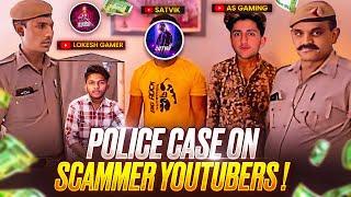 END OF SCAMMER YOUTUBER @LOKESHGAMER POLICE CASE ON FREE FIRE YOUTUBER @ASGamingsahil