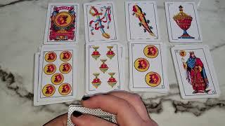 Learn "YES or NO" Spread with Spanish  Playing Cards. Even if you don't know how to read #tarot