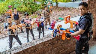 LTT Game Nerf War : Hilarious Nerf Adventure Couple Warriors SEAL X Fight Crime Group Mr Zero