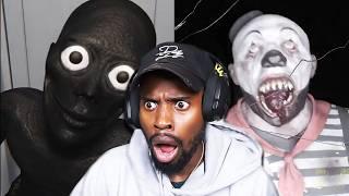 Watching Scary Videos Until We Explode Everywhere *Not Clickbait*